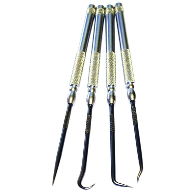 KI K4PS 4PC PICK SET ALUM HAND